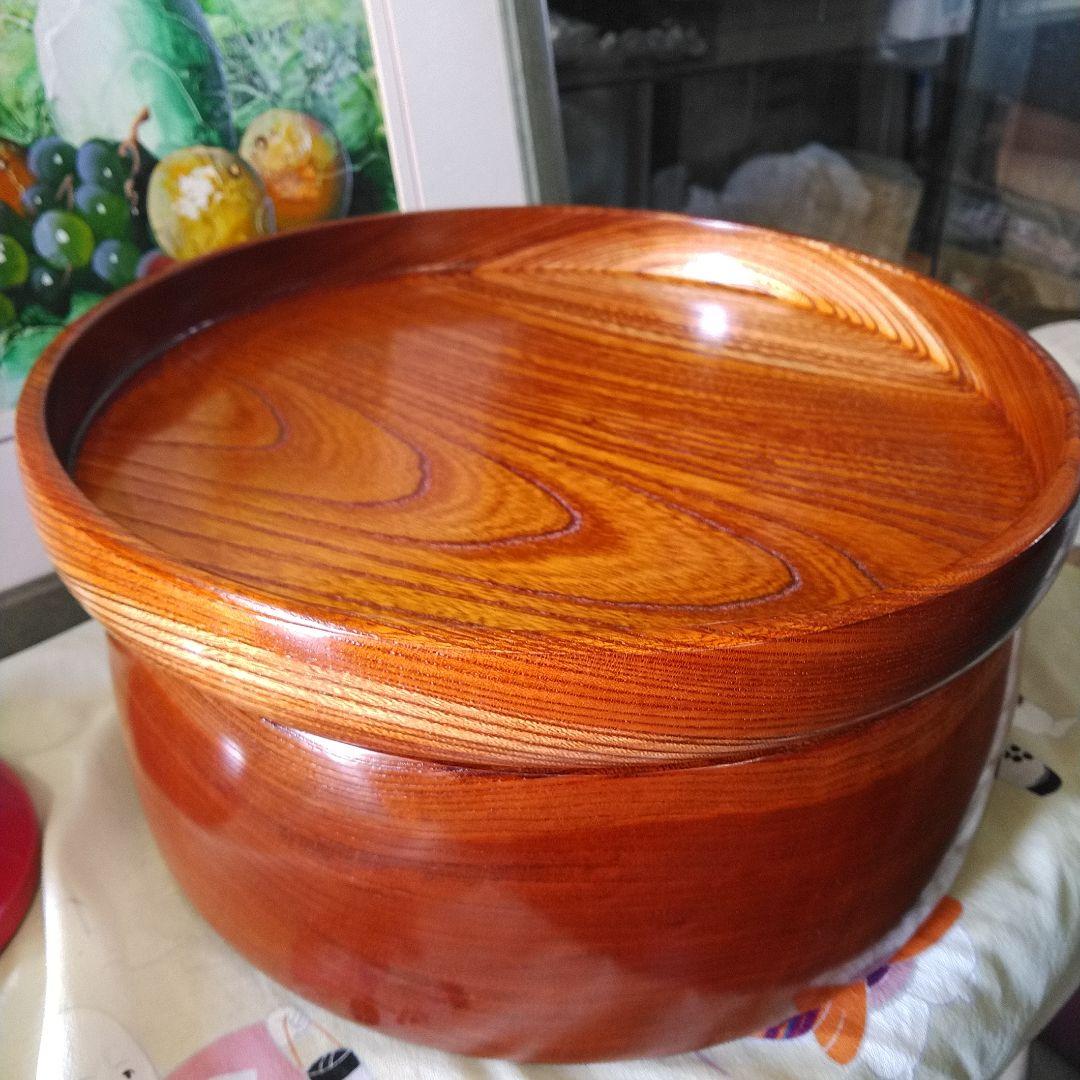 本欅　茶櫃　茶びつ　くり抜き　未使用