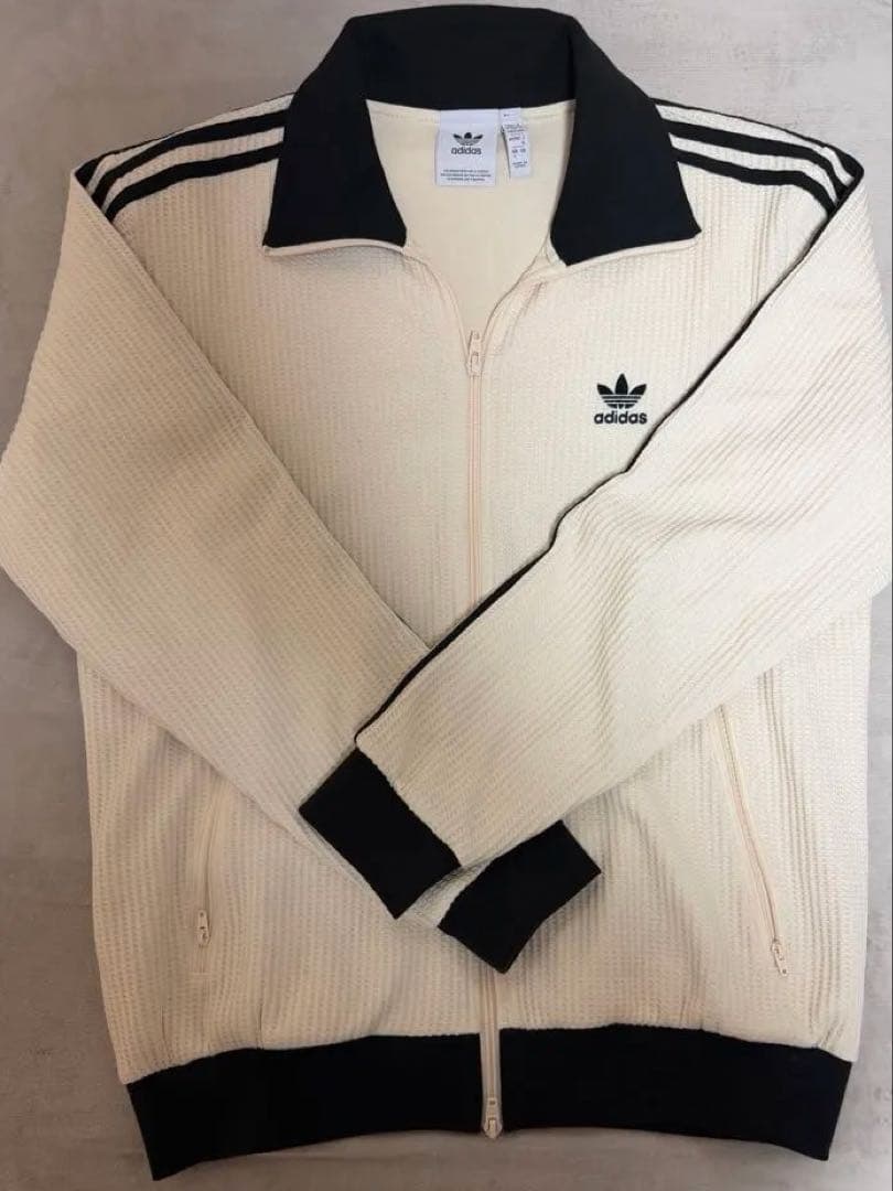 【正規品】adidas ワッフル トラックジャケット ホワイト XL