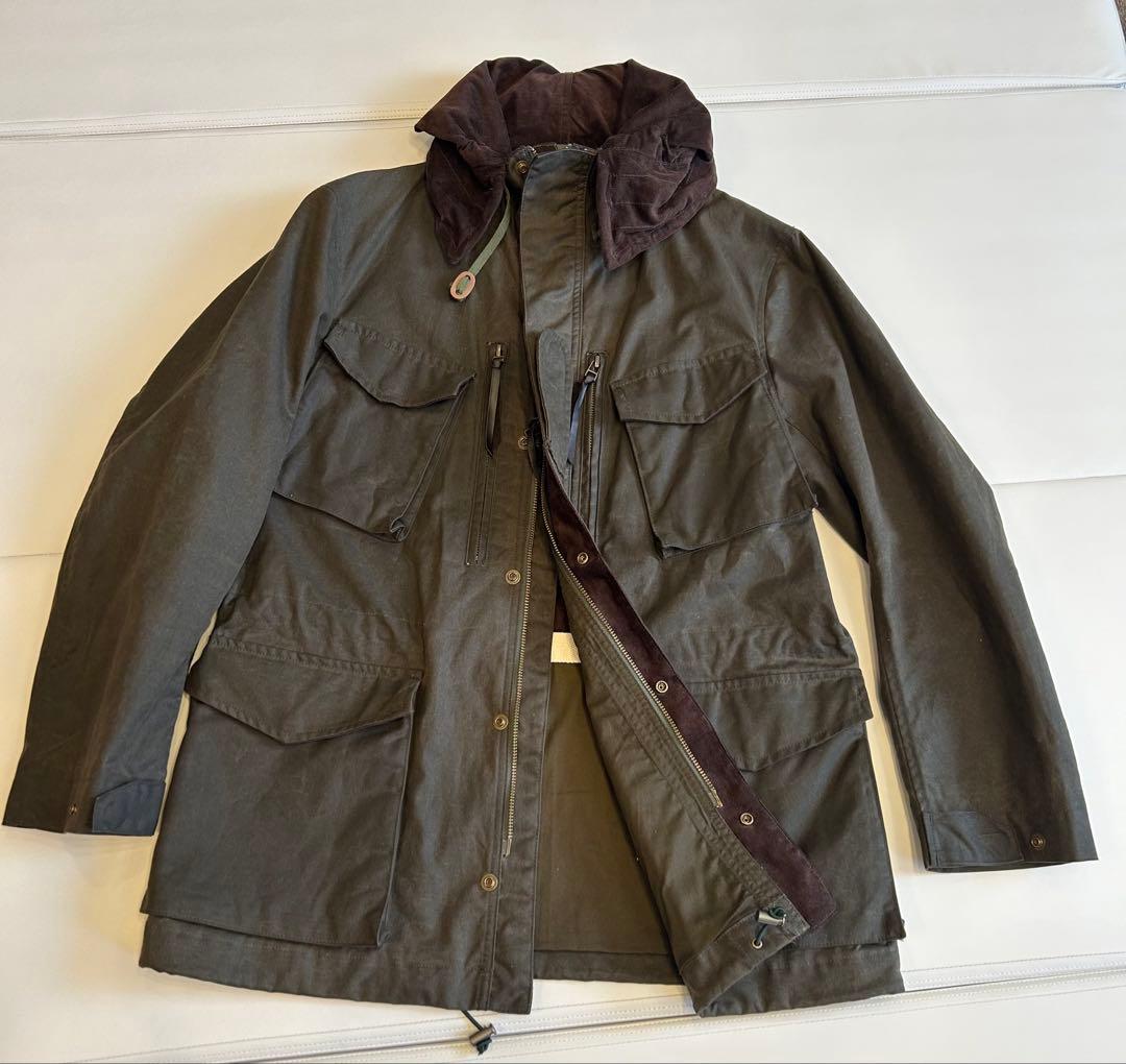 バイブリーコート ミリタリージャケットBritish Millerain 40