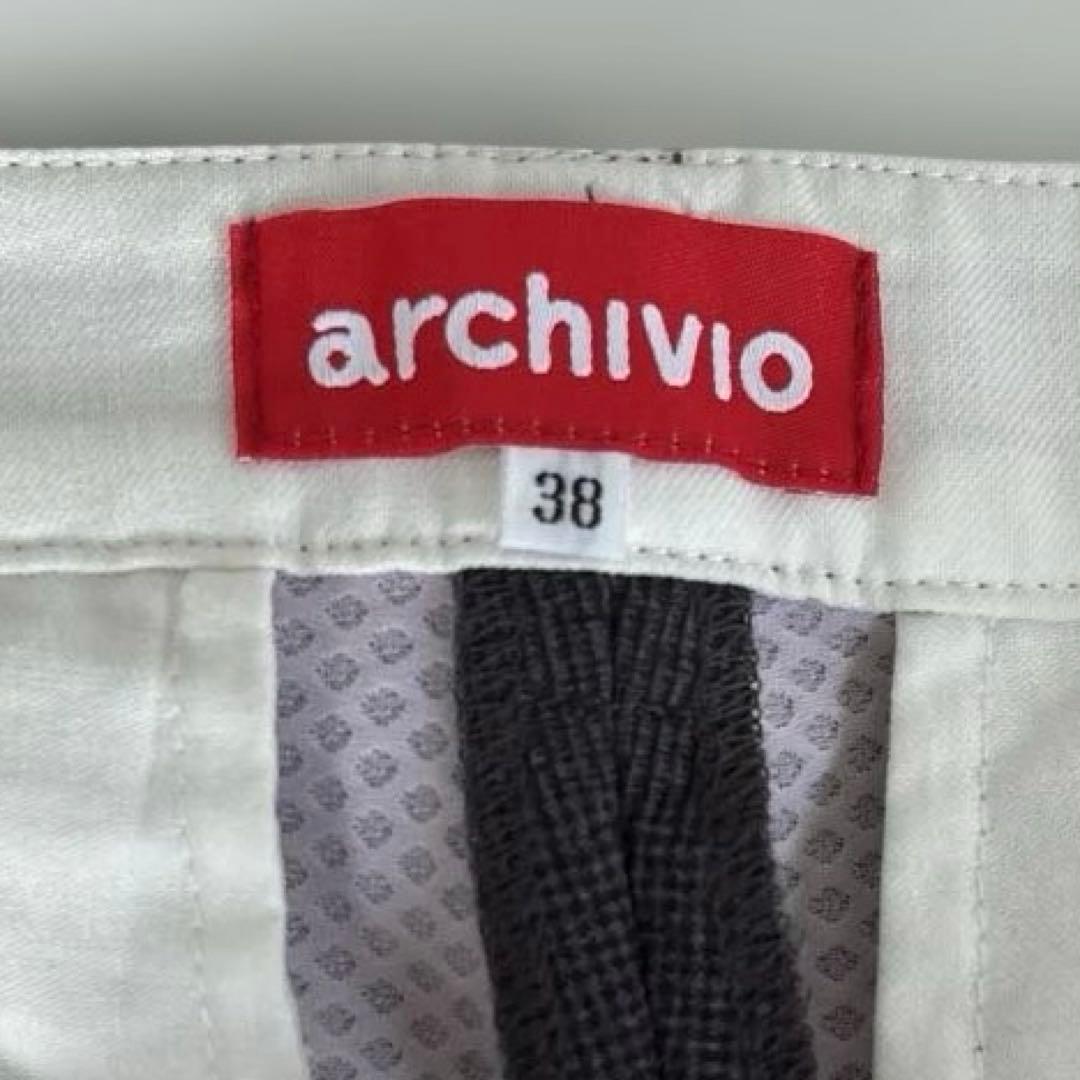 まとめ【レディースM】アルチビオ　ゴルフウェア　パンツ　グレー　チェック