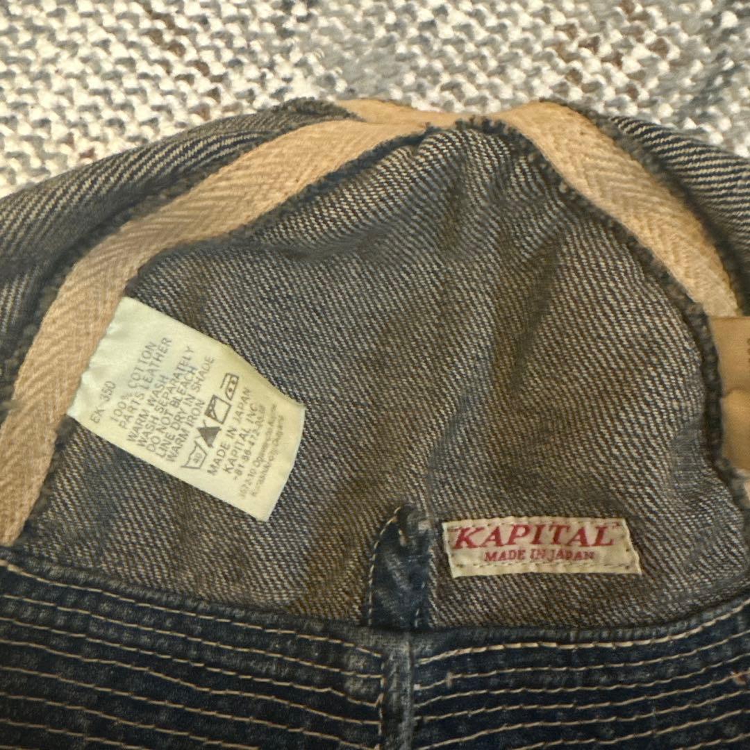 KAPITAL　老人と海　キャップ　デニム