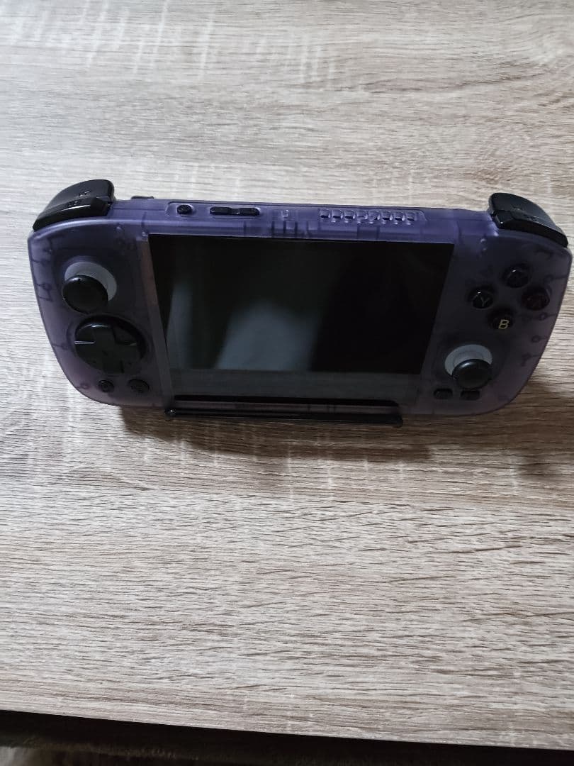 ANBERNIC RG406H クリアパープル 収納ケース付き