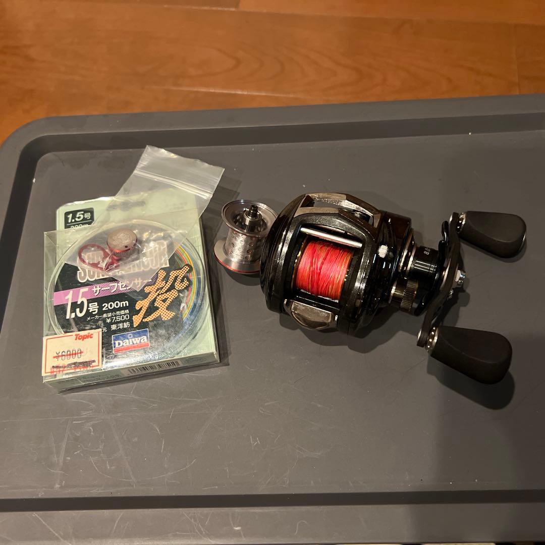 ビックシューターコンパクト右ハン8.0:1 カスタムハンドル、替えスプールetc