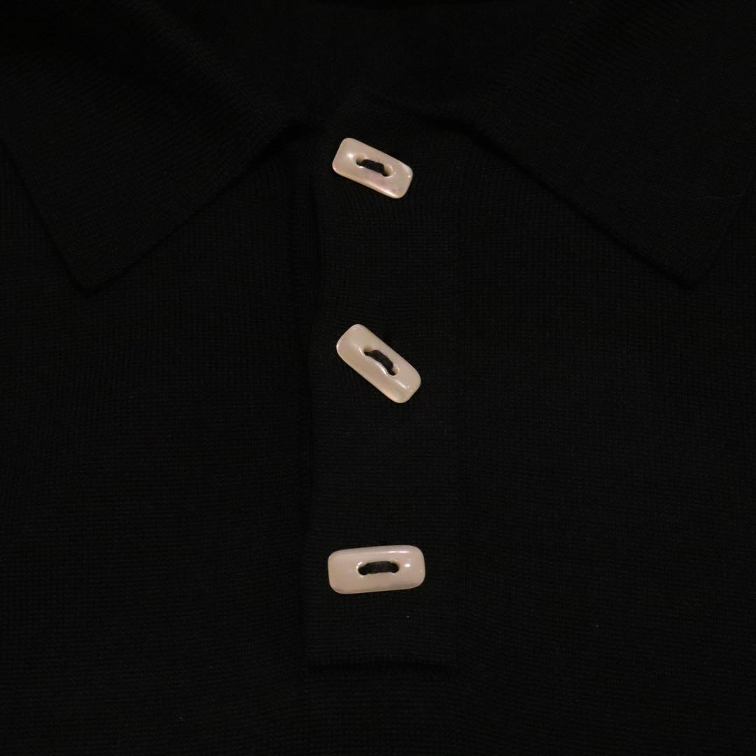 トップス NAMACHEKO knit polo shirt