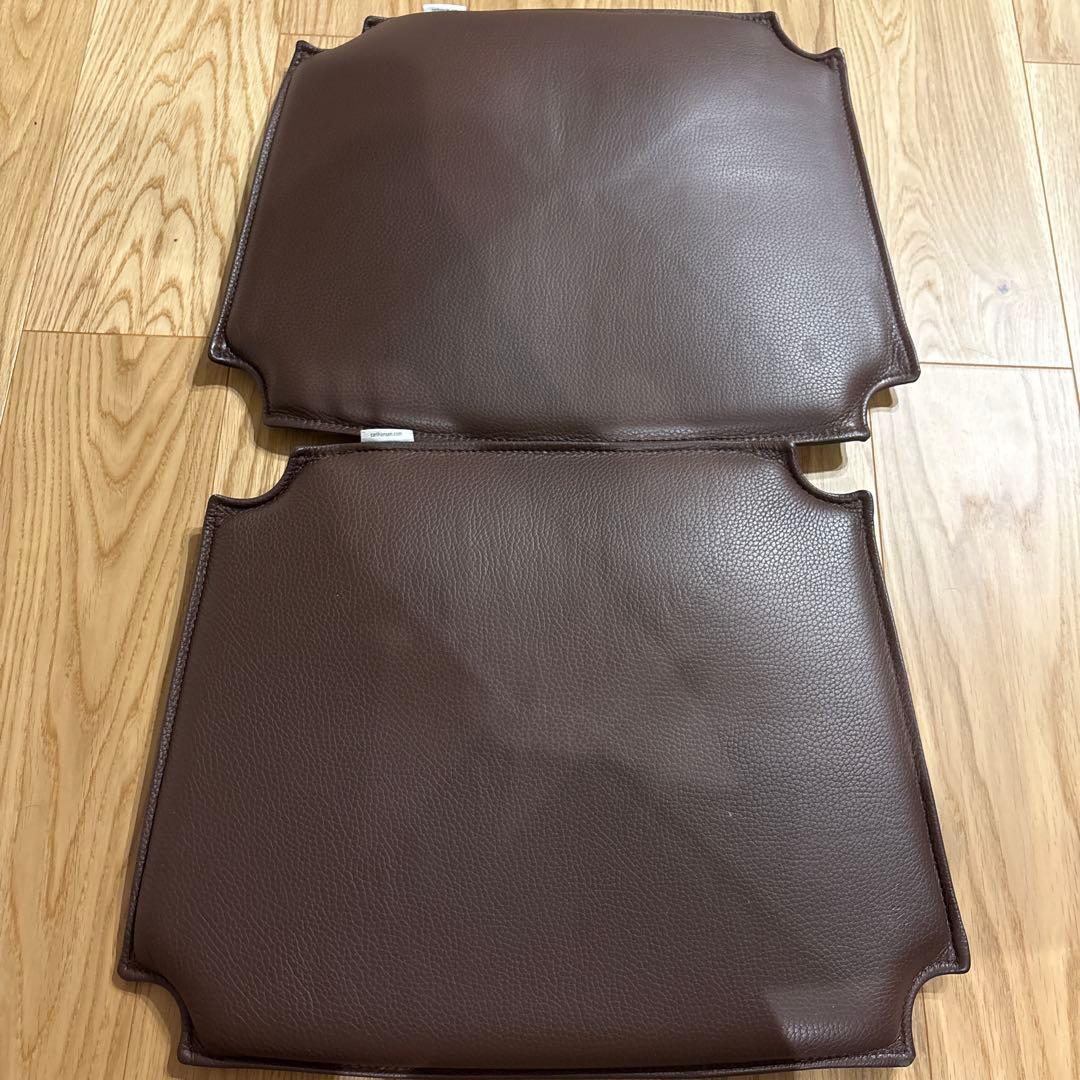 CARL HANSEN & SON Yチェア用レザークッション2枚セット