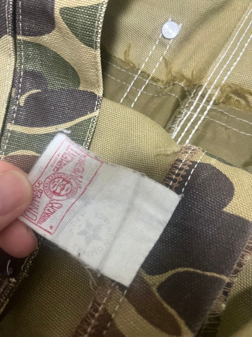 コ*豆様 90s Carhartt camouflage duckpants U