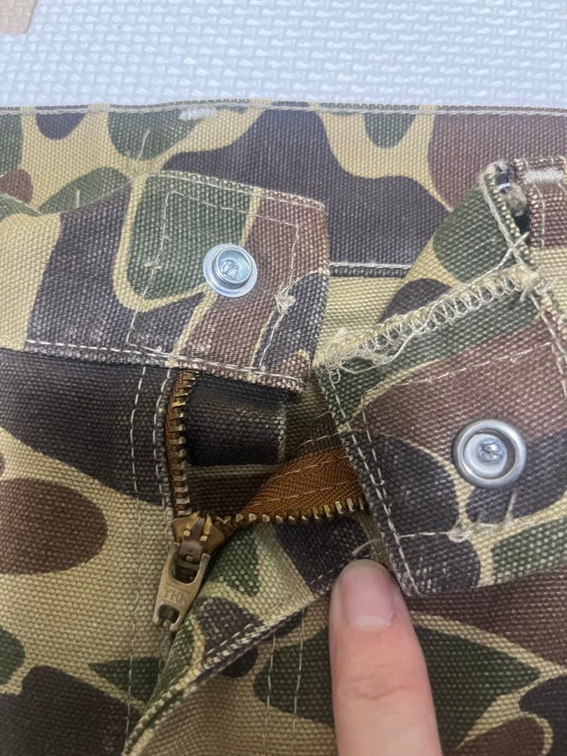 コ*豆様 90s Carhartt camouflage duckpants U