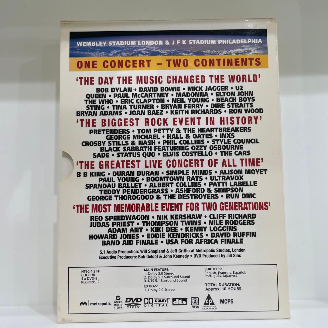 ライヴ・エイド Live Aid〈4枚組〉DVD