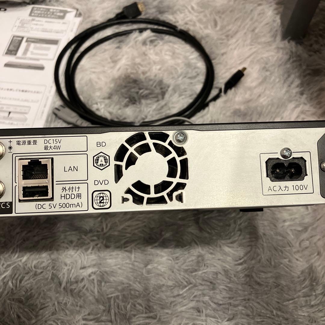 シャープ ブルーレイディスクレコーダー 2B-C05BW 説明書付き