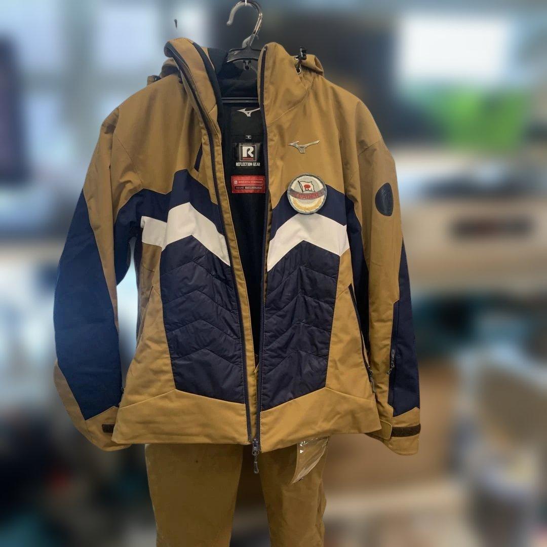 【美品】MIZUNO ミズノ SAJ日本 スキーウェア セットアップ 上下 S