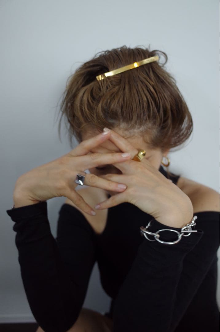 ヘアアクセサリー portray jewelry barretta -01 gold