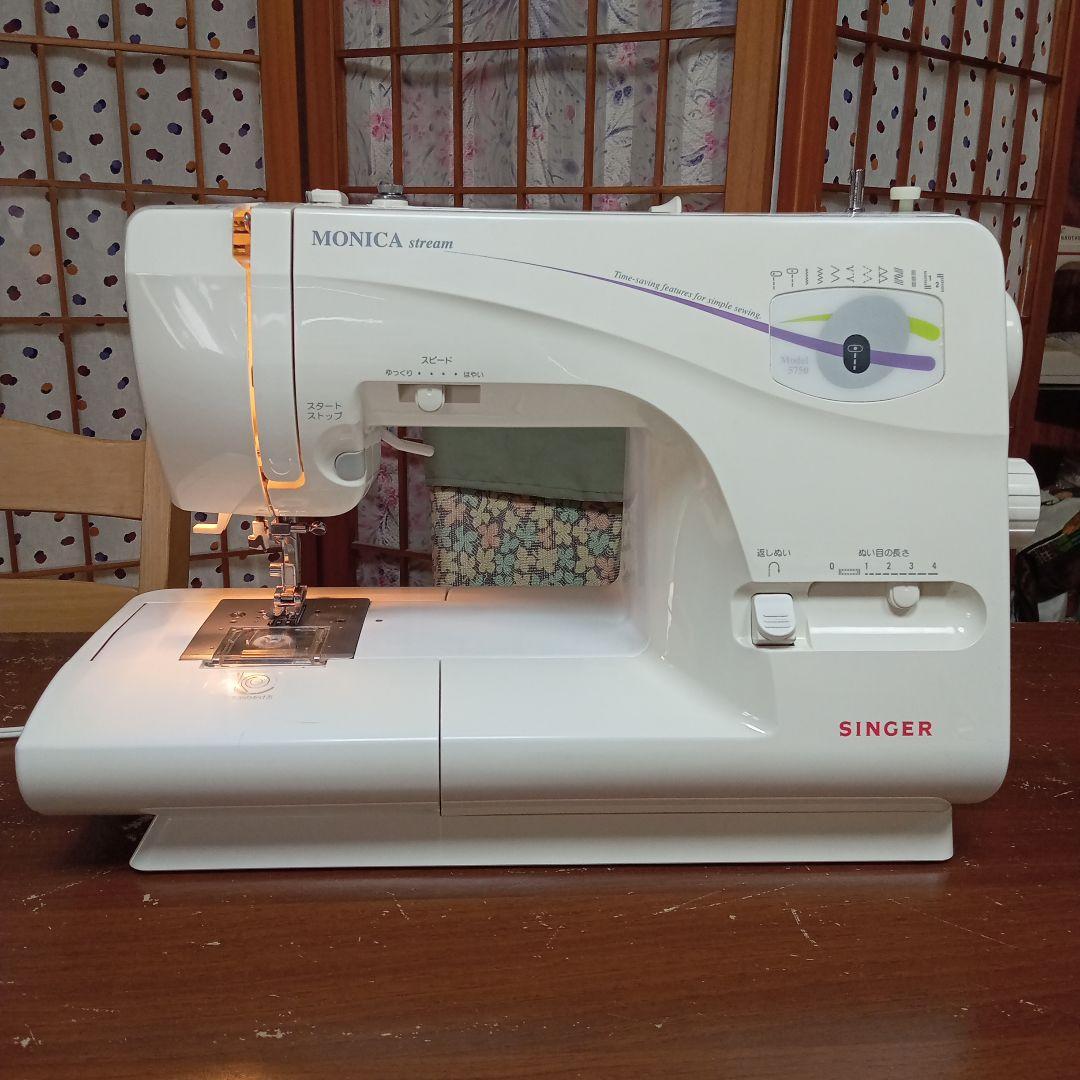 シンガー電子ミシン本体　分解メンテナンス済み　フット付き　美品