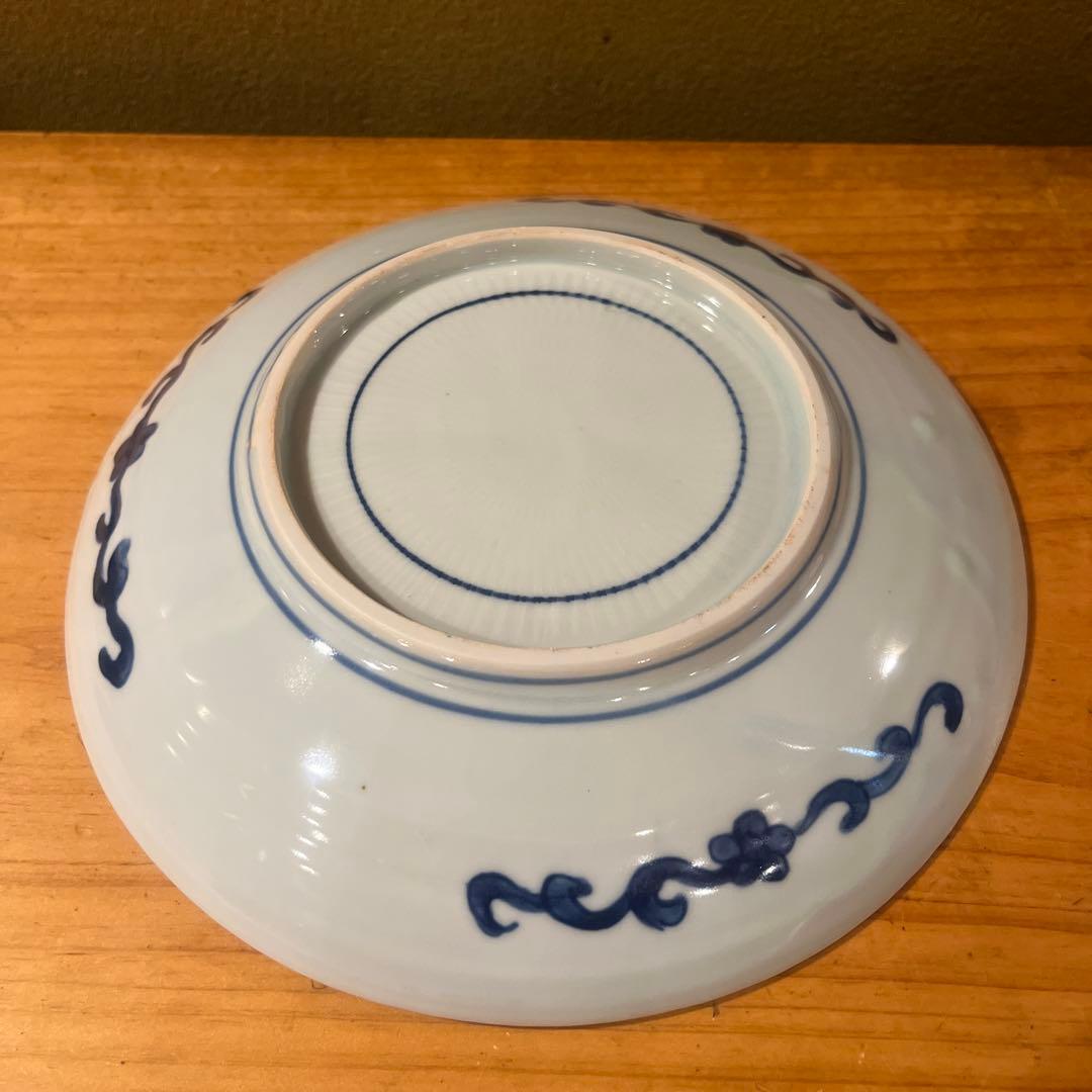 シ*ロ様 村田森　　　染付7寸皿　　5枚