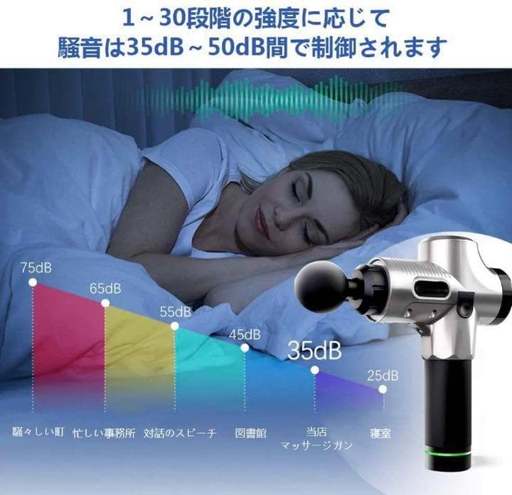 ❤現役カイロプラクター推奨❣プロも使う確かな実用性♪❤超高性能マッサージガン