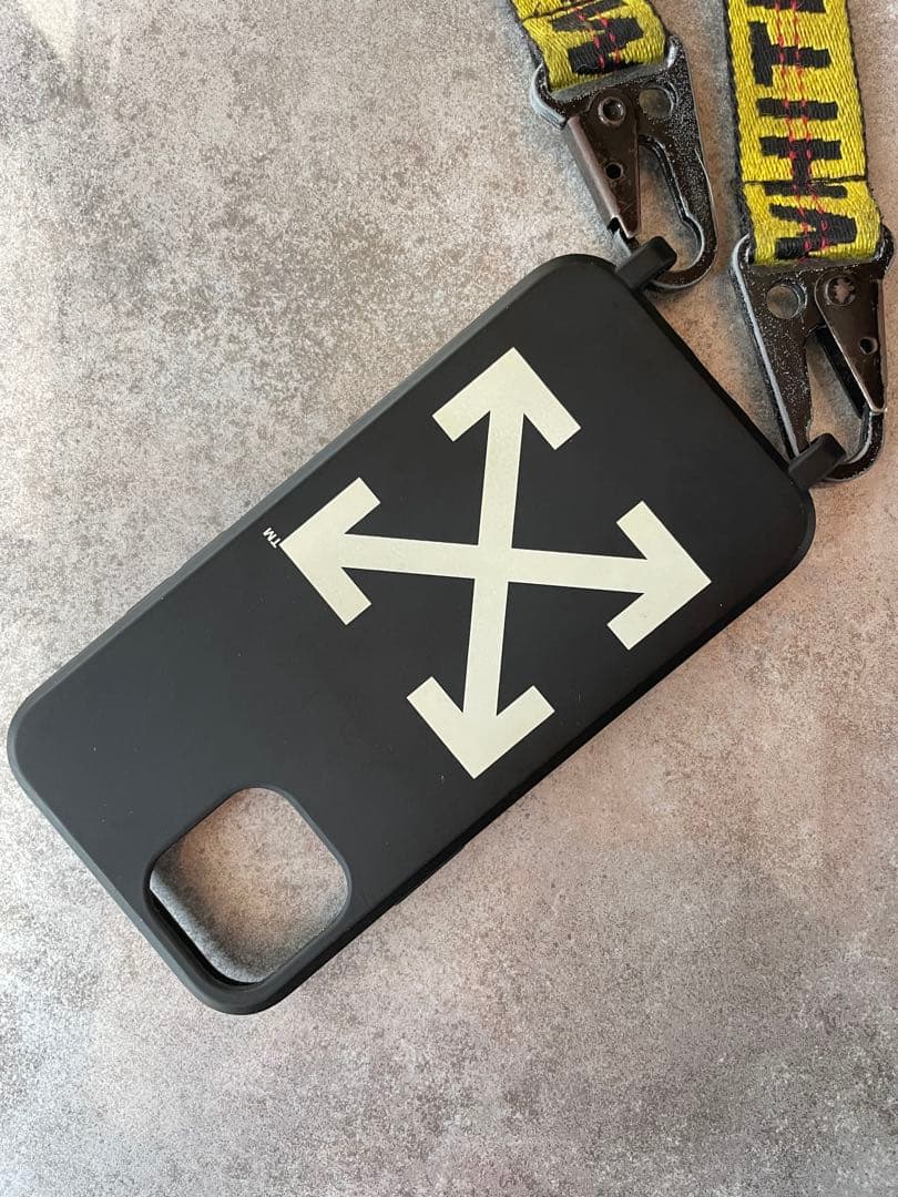 OFF-WHITE iPhoneケース ブラック