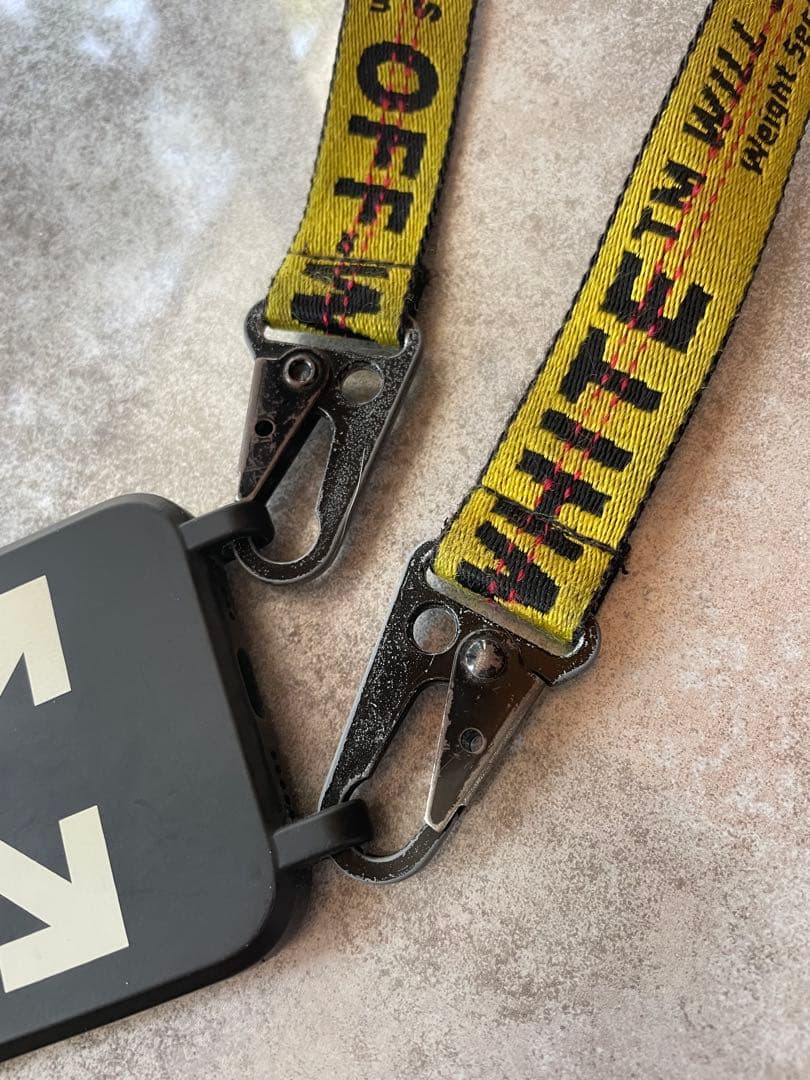 OFF-WHITE iPhoneケース ブラック