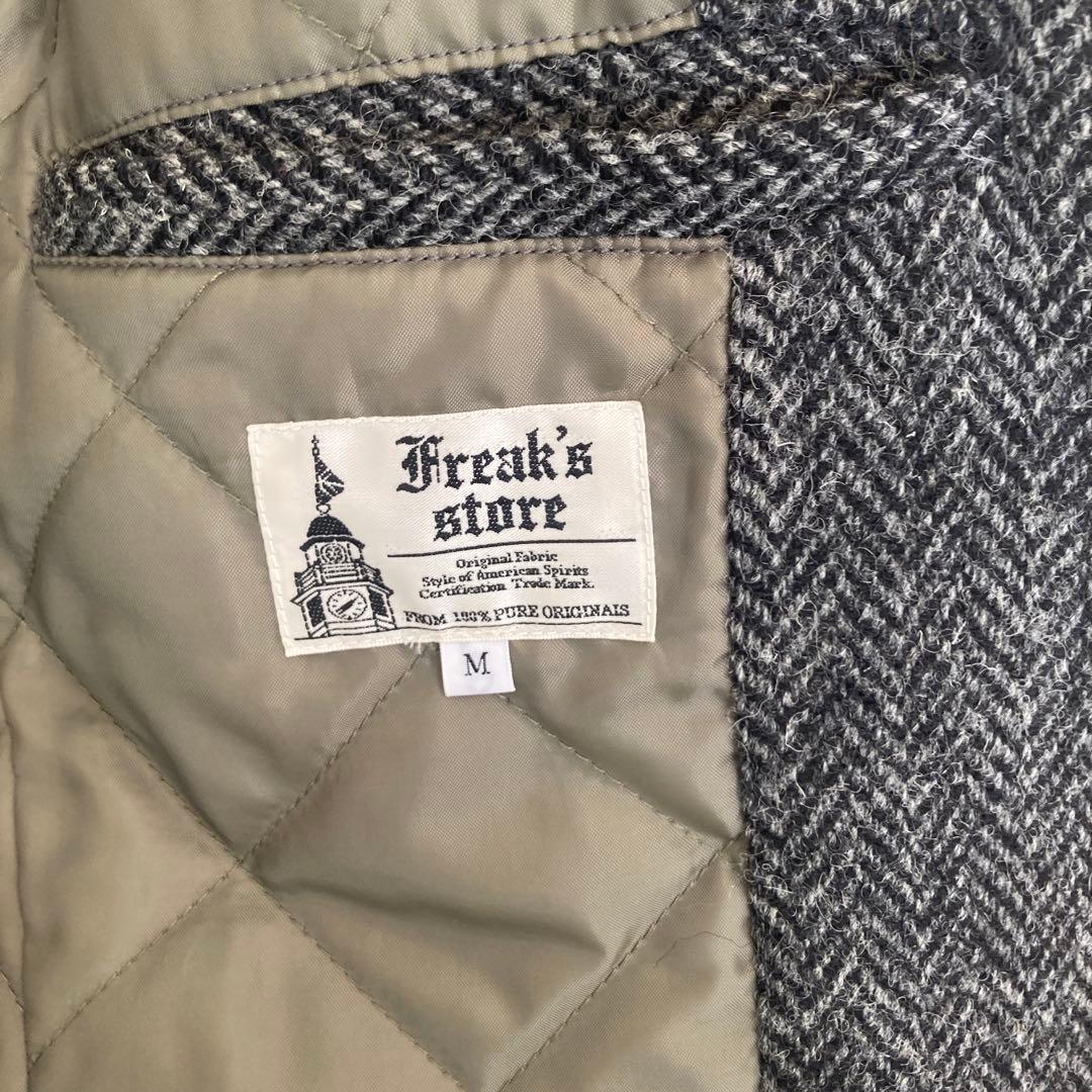 Harris Tweed ヘリンボーン チェスターコート