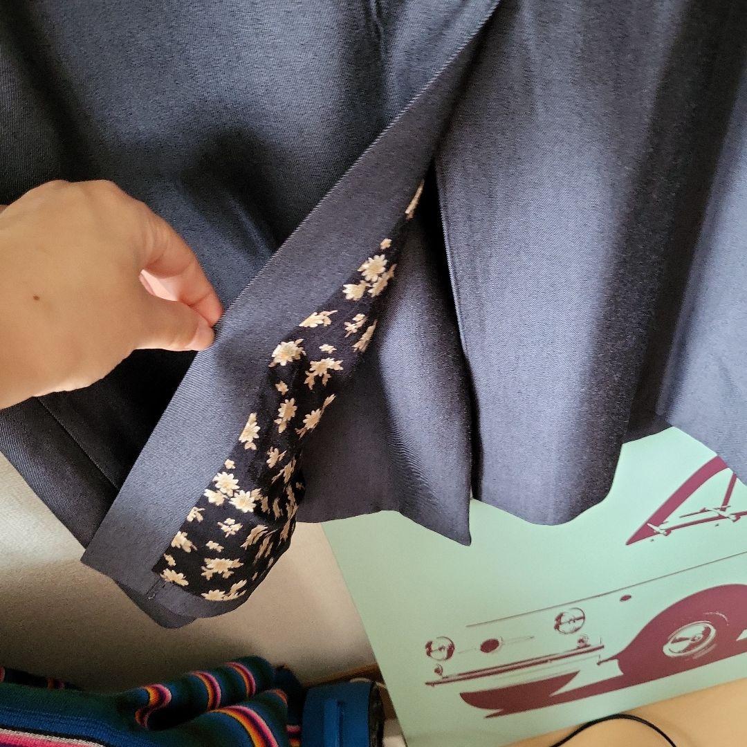 yeah light!!　ダブル　トレンチコート　スカーフ　リメイク