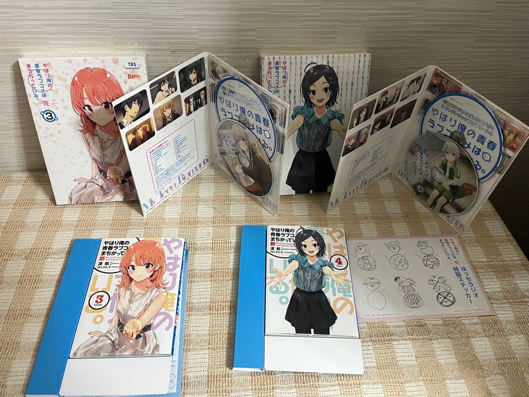 小説付　やはり俺の青春ラブコメはまちがっている。完 初回全6巻セット　DVD