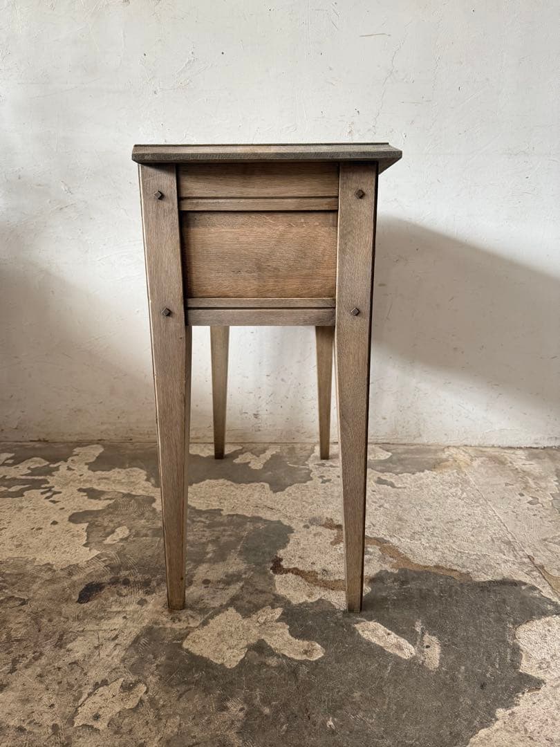 ビンテージ ドロワーサイドテーブル ドロワーコンソール　剥離