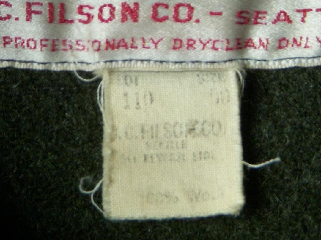 vintage filson mackinaw ウールジャケット size50