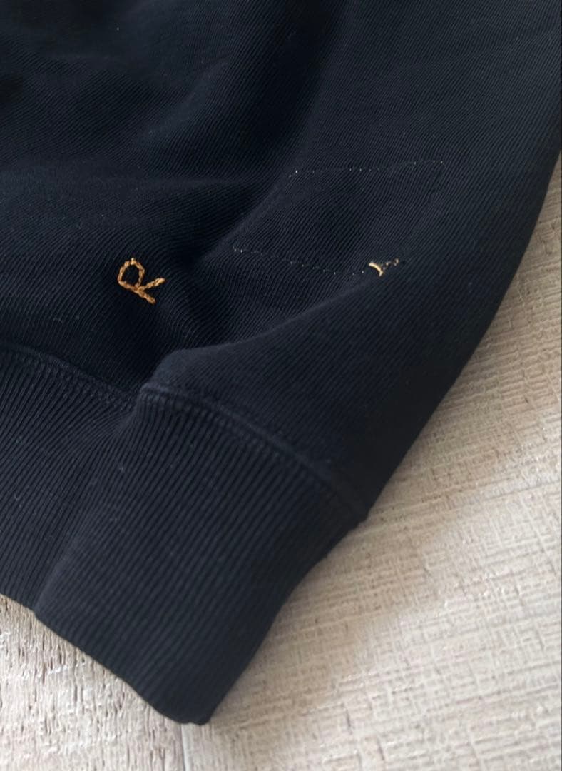 45R 美品！プロパティロゴプリント裏毛の908スウェット 1 黒