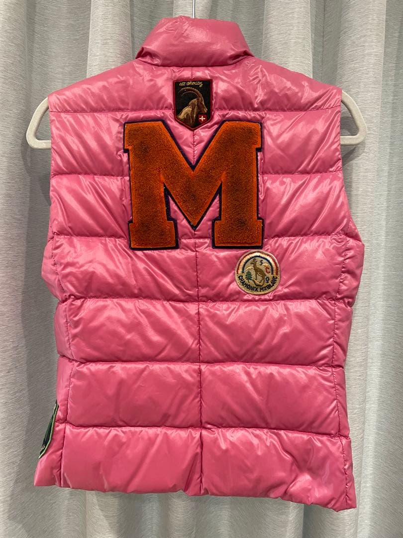希少 MONCLER チベット スダウンベスト ワッペンロゴ　レディース　キッズ