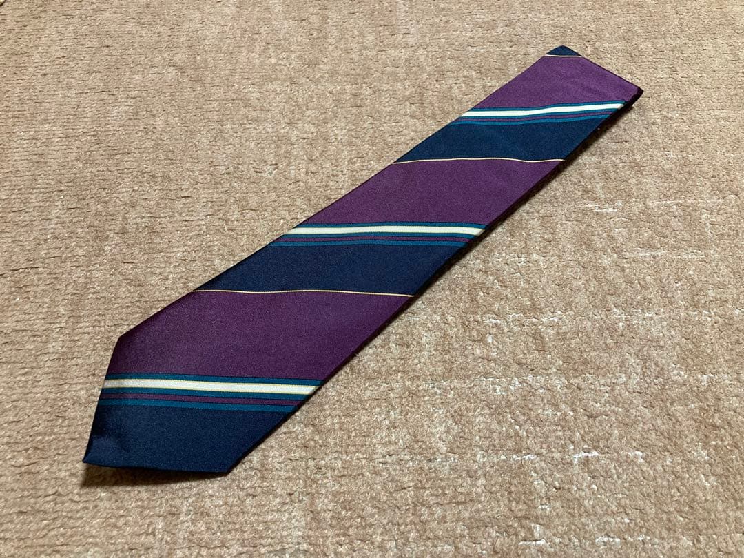 新品 フランコバッシ ネクタイ パープル 紫 定価24000円