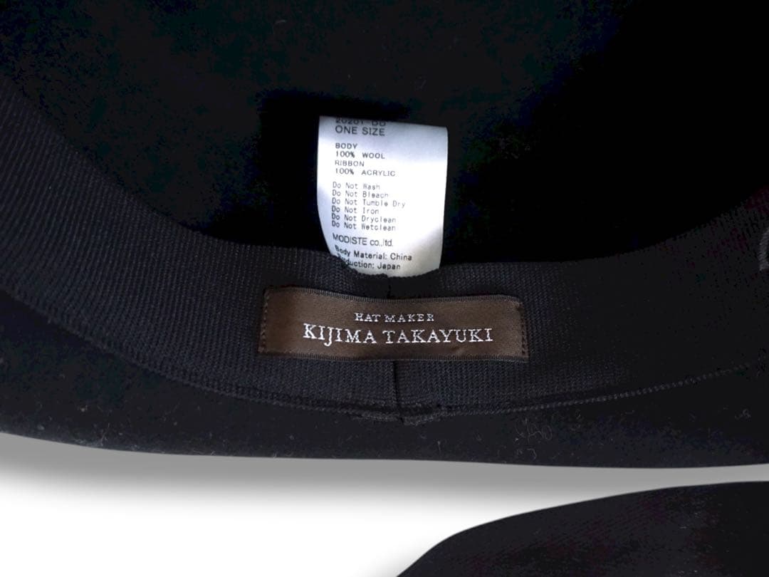 KIJIMA TAKAYUKI 百々千晴コラボ ブルトンリボンハット