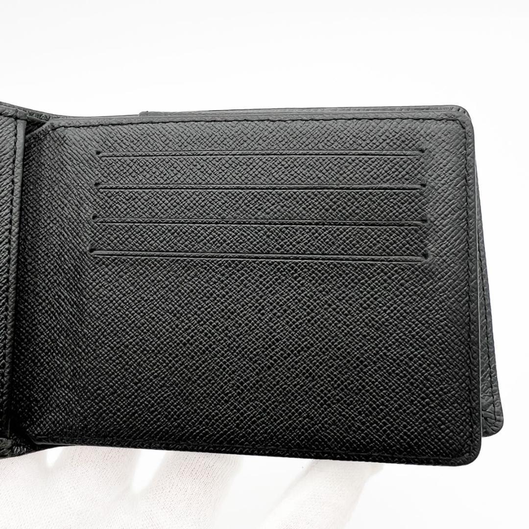 【美品】ヴィトン タイガ ポルトフォイユ フロリン 財布 黒 M31112