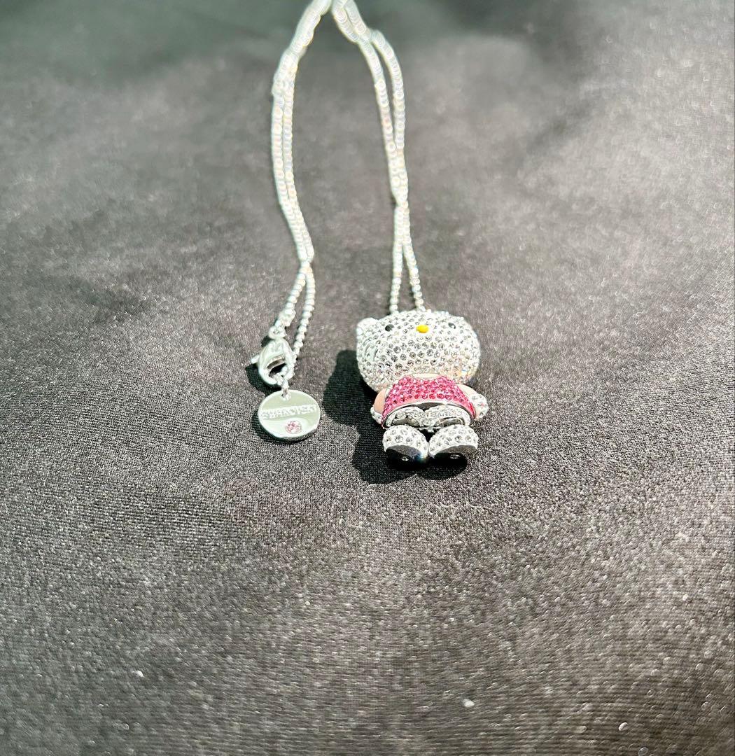 スワロフスキー　ネックレス　ハローキティ