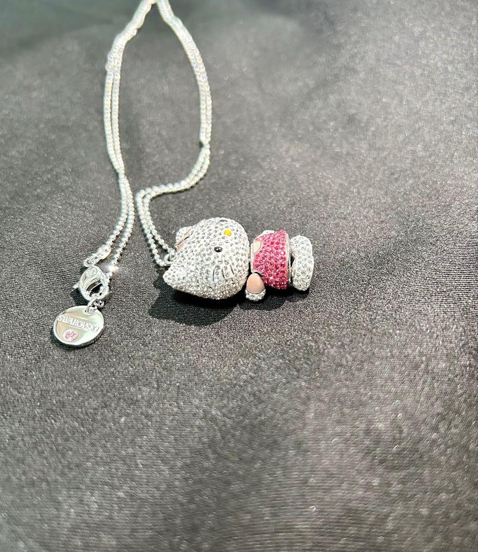 スワロフスキー　ネックレス　ハローキティ