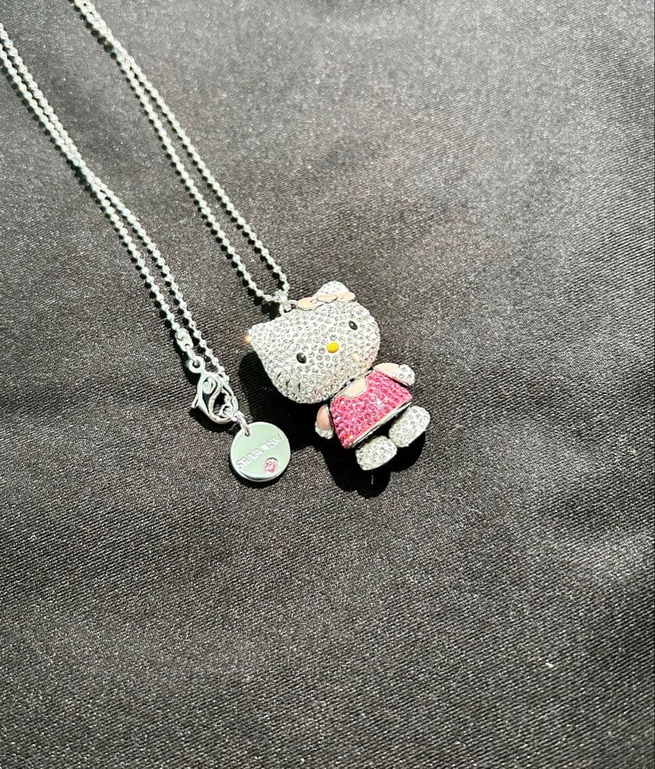 スワロフスキー　ネックレス　ハローキティ
