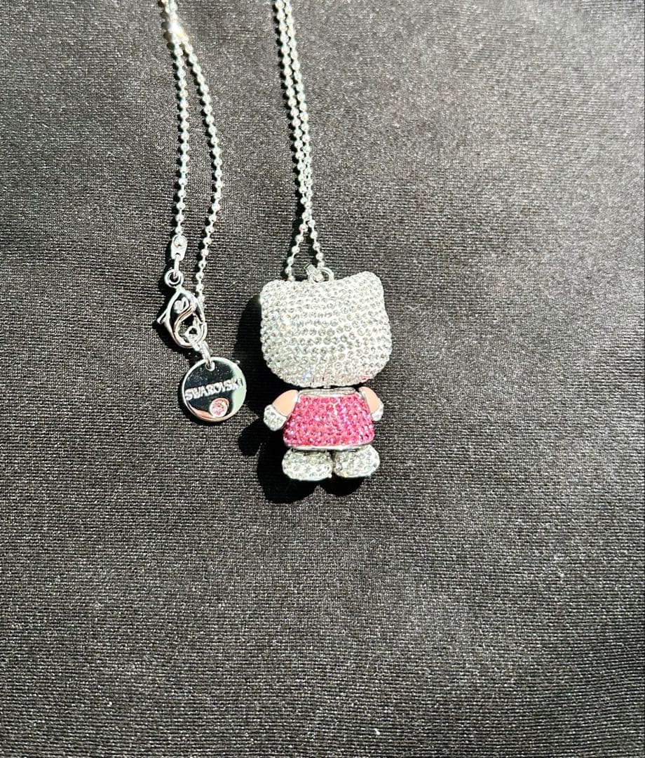 スワロフスキー　ネックレス　ハローキティ