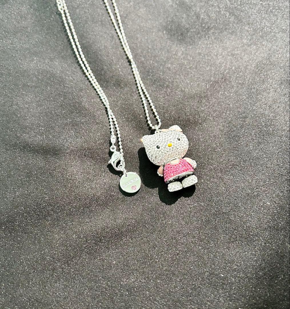 スワロフスキー　ネックレス　ハローキティ