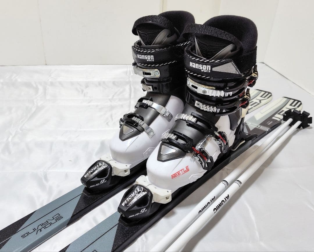 H■スキーセット■CARVIG156cm■HANSON26〜26.5cm