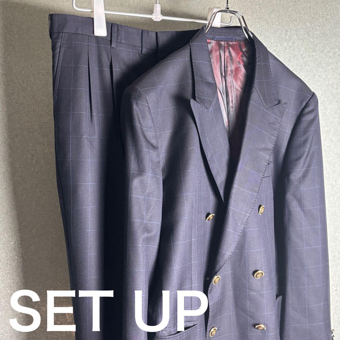 ✮スーツ　セットアップ　カシミヤ混　dunhill×DANKAN　美品　L✮