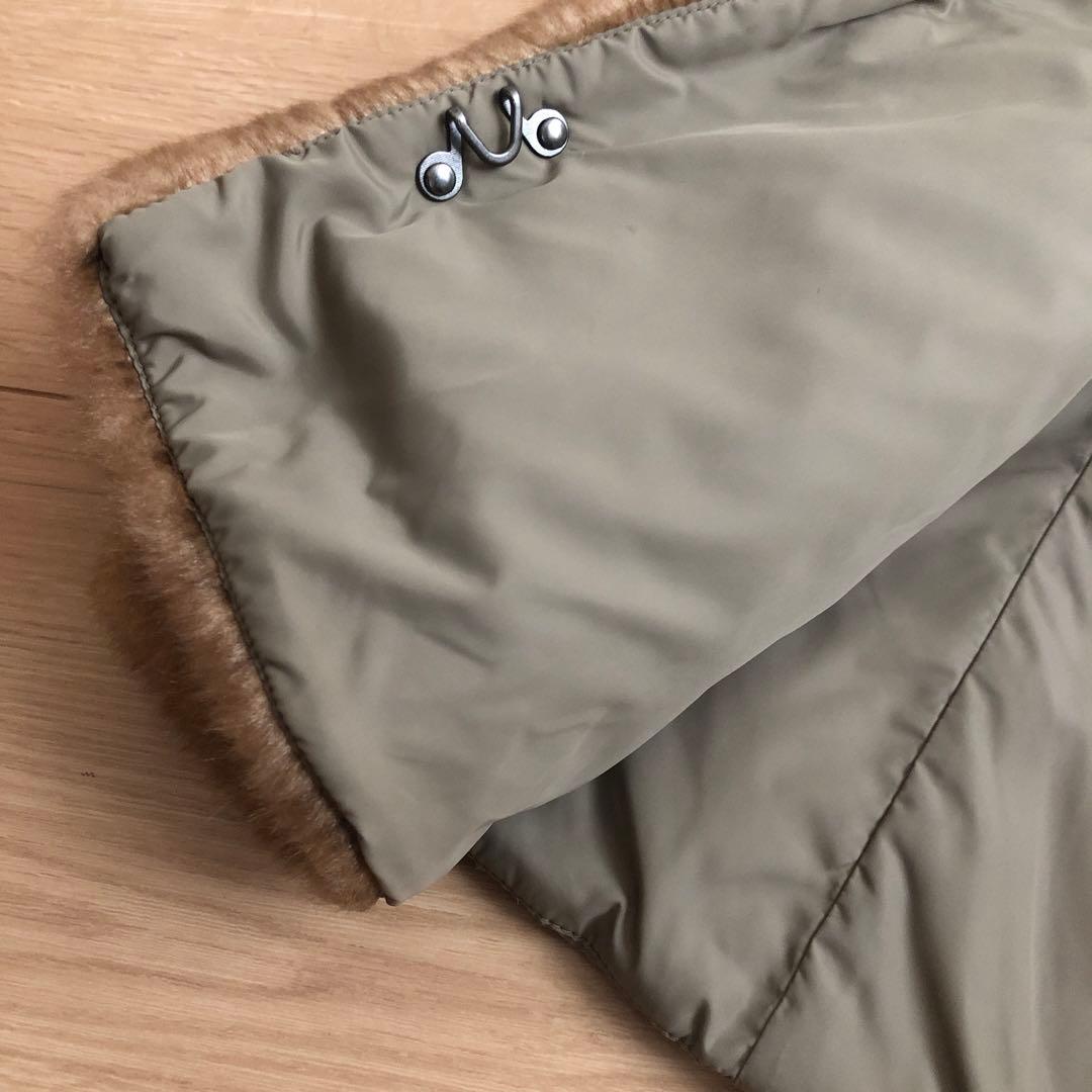 更に値下げマックスマーラフェイクファーダウン