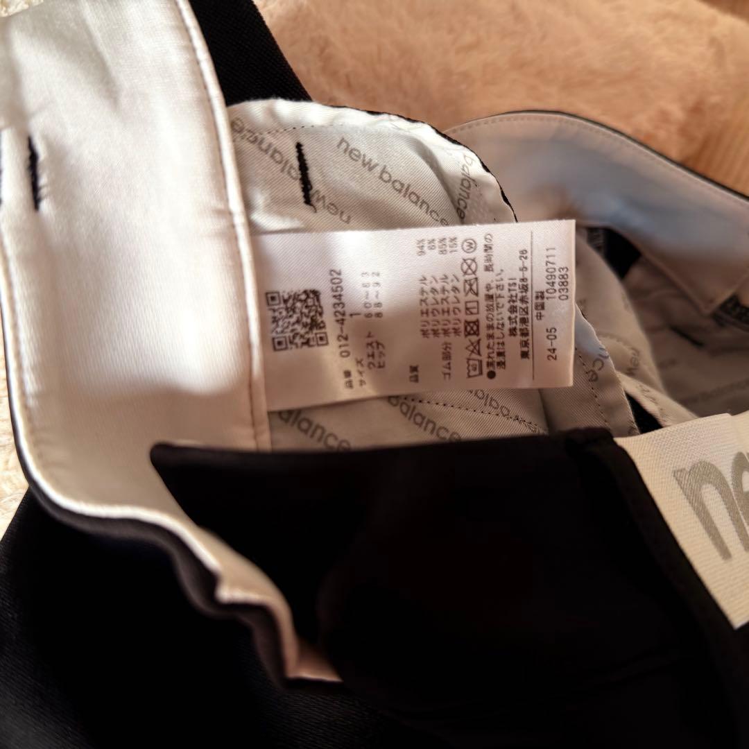 New Balance ゴルフスカート 黒 美品 ロゴ入
