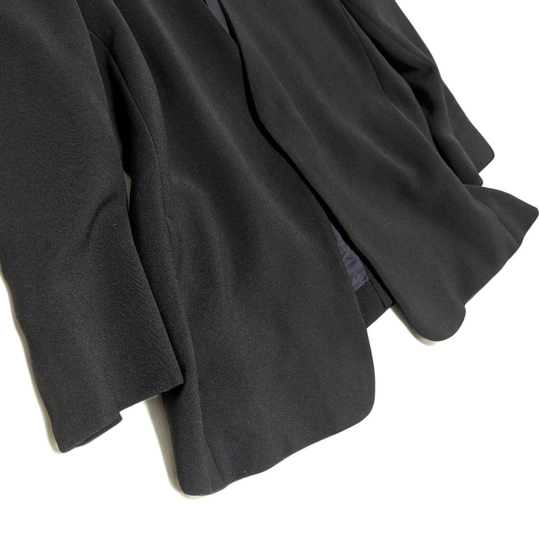 NO CONTROL AIR アセテート混 ノーカラージャケット 日本製