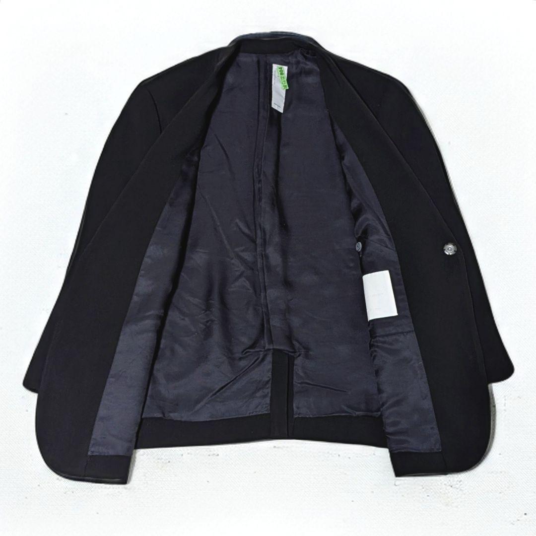 NO CONTROL AIR アセテート混 ノーカラージャケット 日本製