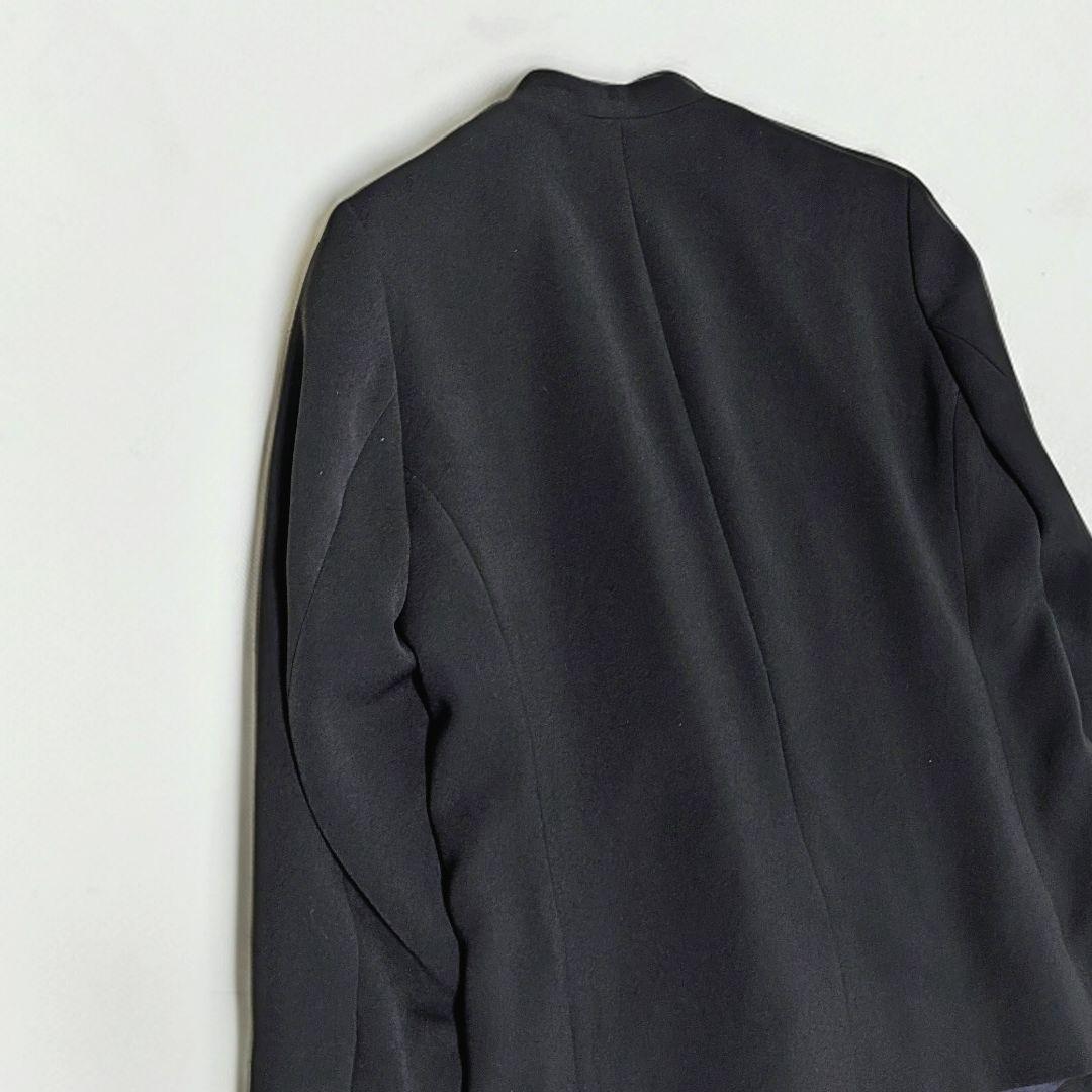 NO CONTROL AIR アセテート混 ノーカラージャケット 日本製