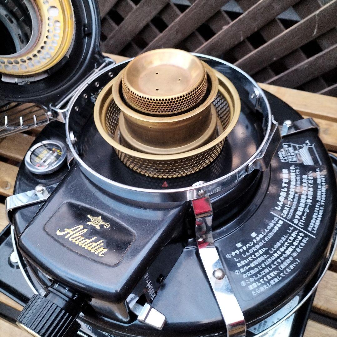 アラジン、メンテナンス済。純正芯交換済。取説付。