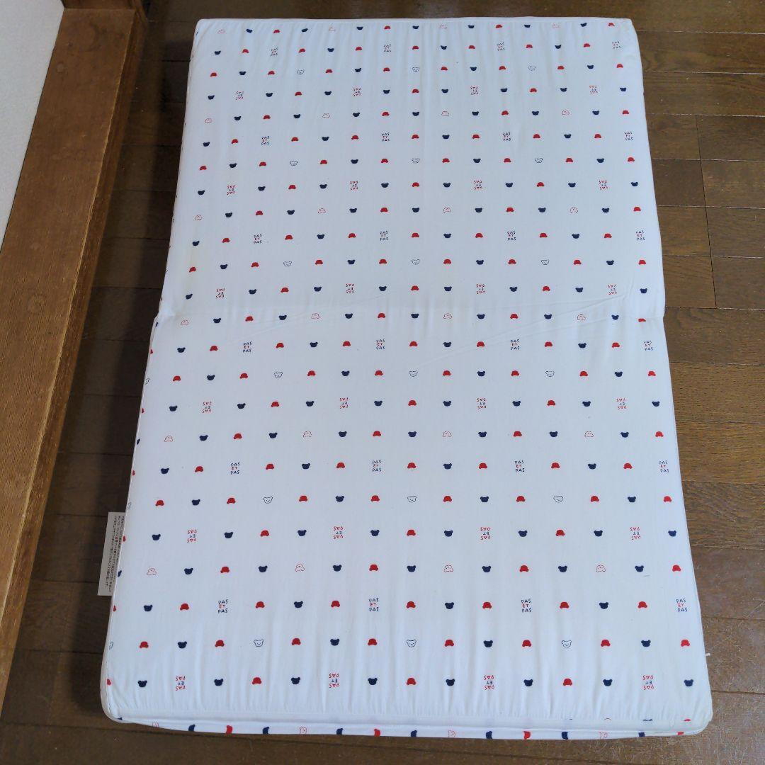 【美品】赤ちゃんの城 布団セット トリコロール プチサイズ90✕60cm