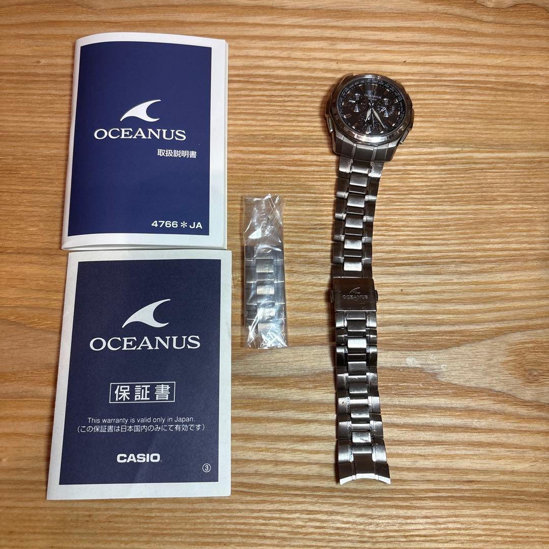 時計動作良 ジャンク CASIO OCEANUS OCW-S1000J-1AJF