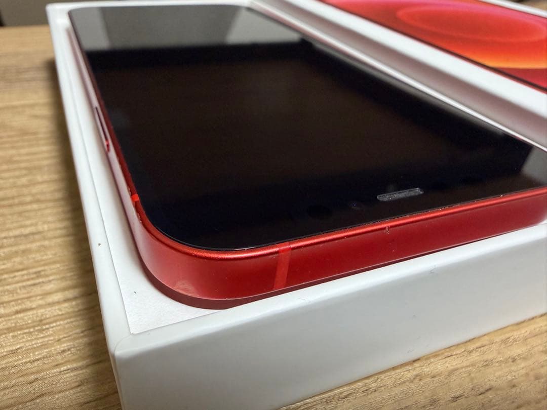 iPhone 12 レッド 箱付き ケーブルあり