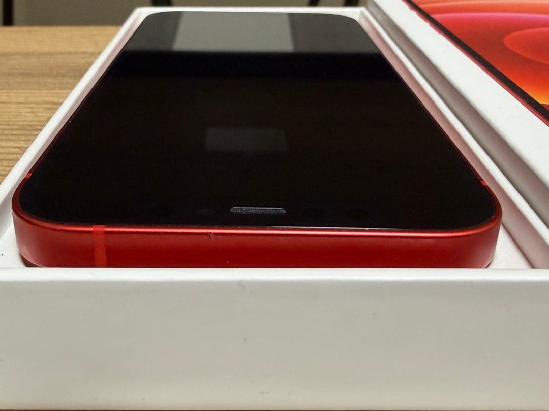 iPhone 12 レッド 箱付き ケーブルあり