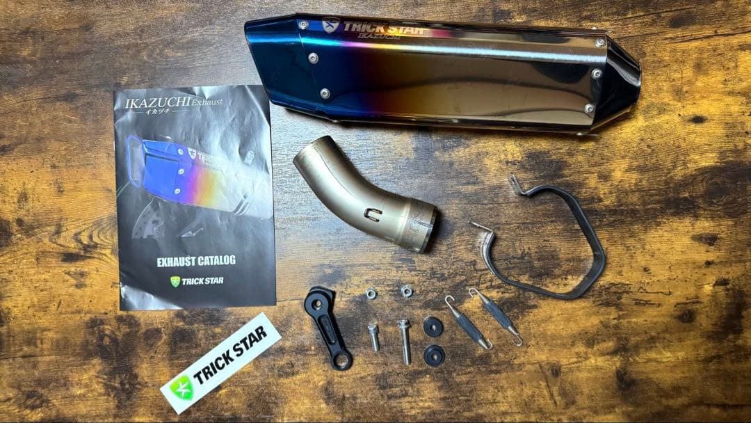 美品 ZX-25R(23-25) TRICKSTAR IKAZUCHI マフラー