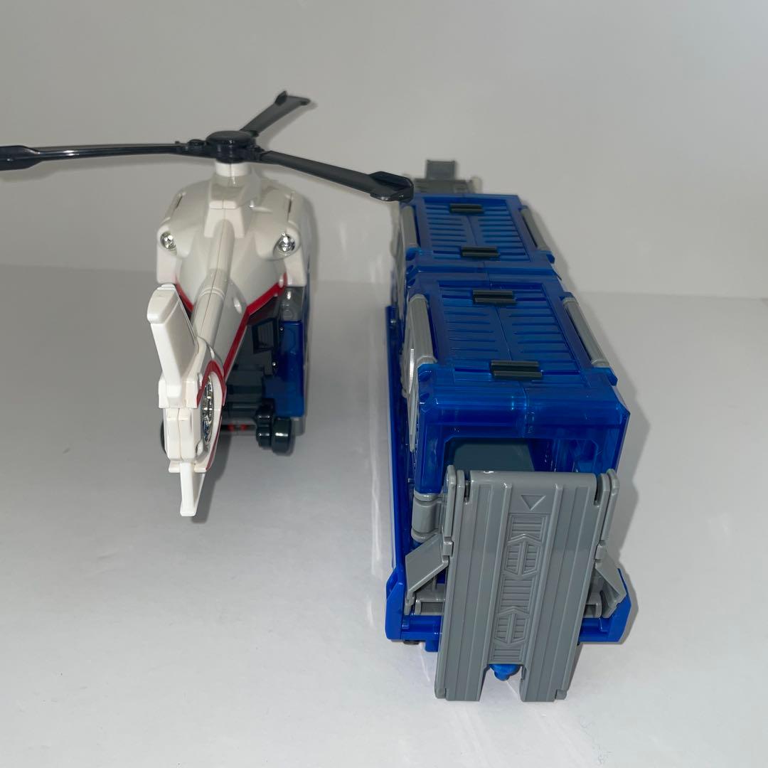 激レア トミカ ドクターコンテナヘリ & コンテナキャリアカー Wセット 美品