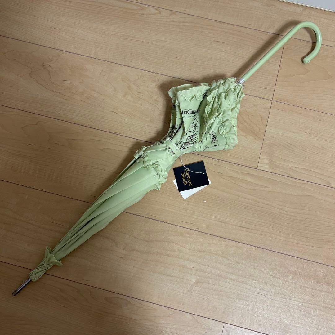 未使用⭐︎タグ付き　イノセントワールド　フリル付き日傘